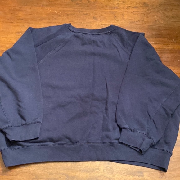⚓️J.Crew Apres Ski Navy Crewneck Sweatshirt 3X - Picture 6 of 6